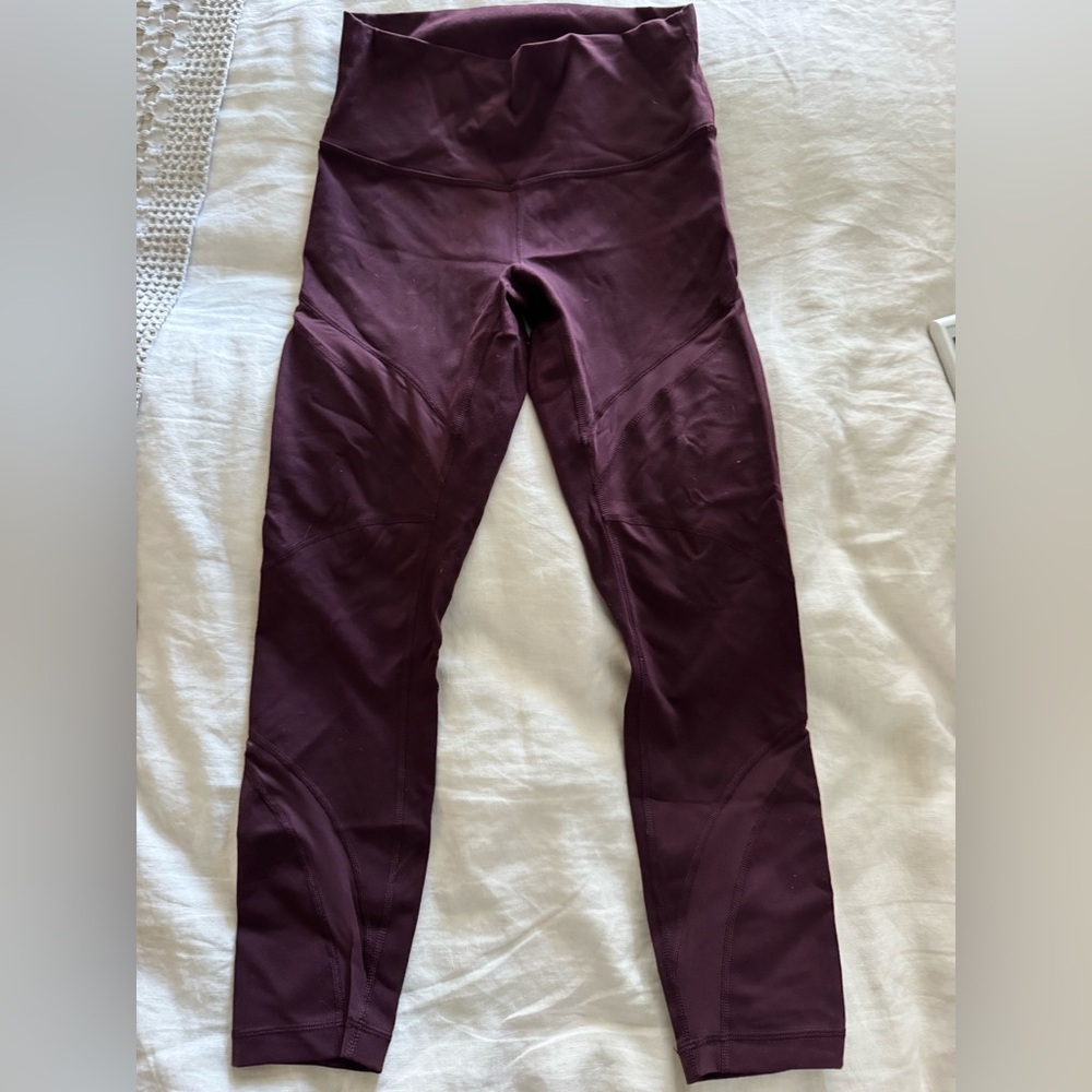 Lululemon Maroon Leggings